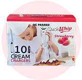 หลอดแก๊สวิปครีมกลิ่นสตรอว์เบอร์รี